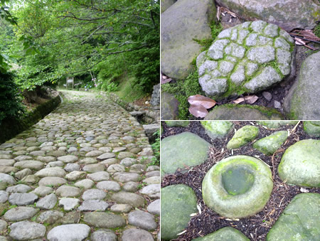 東海道 金谷坂の石畳