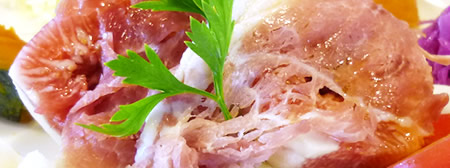 いちぢくと生ハム