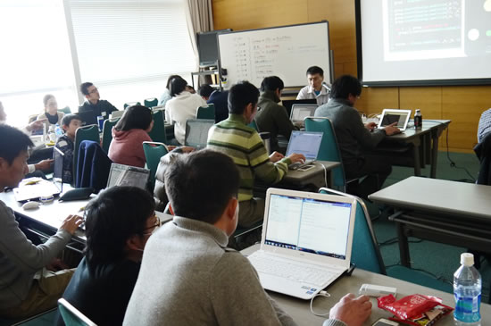 アプリ勉強会風景