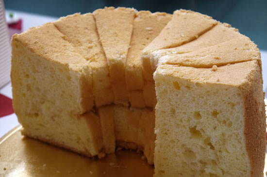 玄米のシフォンケーキ