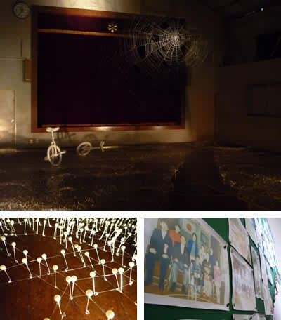 旧赤倉小学校の待ち針の作品